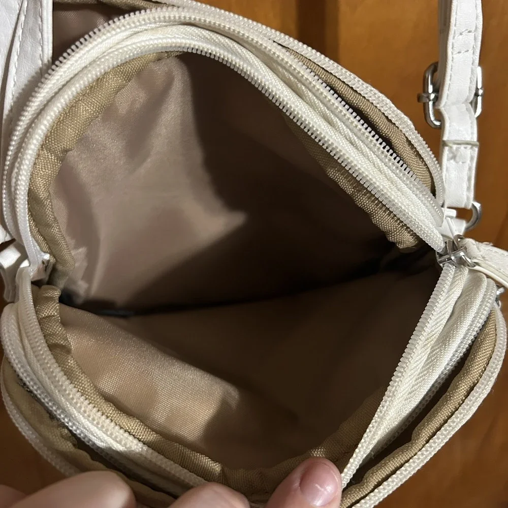 MultiSac White Floral Purse – Organizer‎ Style